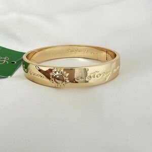 Lilly Pulitzer Gold‎ Bangle Bracelet NWT 2014